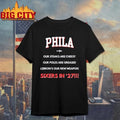 Funny PHILA Our Steaks Are Cheesy LeBron Sixers In 27 Basketball T Shirt