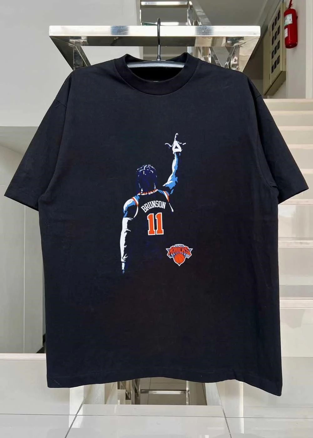 Jalen Brunson Jersey Back View Knicks T-Shirt