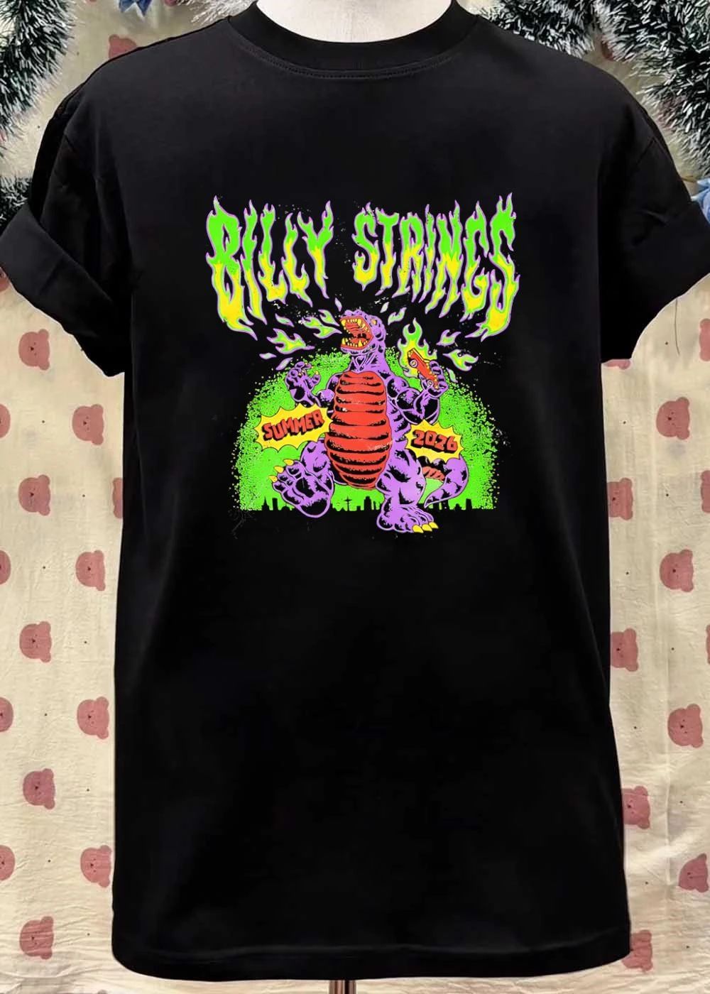 Billy Strings Summer 2026 Godzilla Fire Breathing shirt