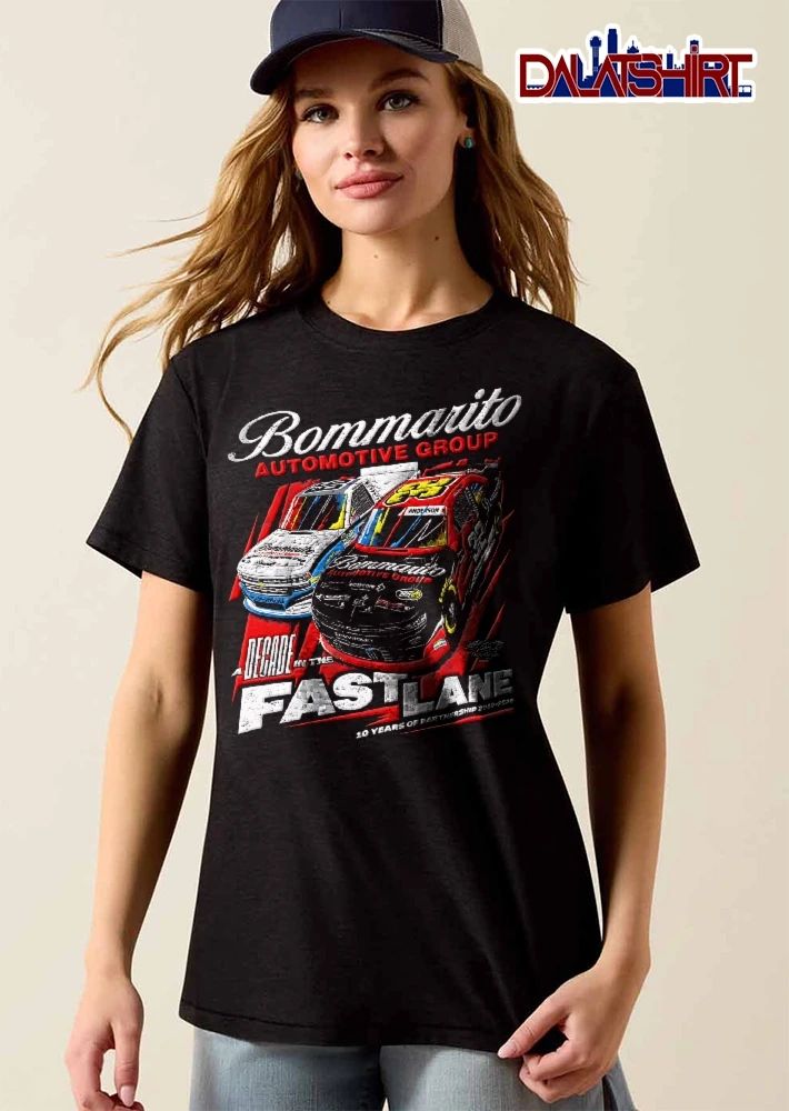 Bommarito Automotive Group A Decade In The Fast Lane Anderson 10 Years Of Partnership 2016 2026 Race Cars shirt