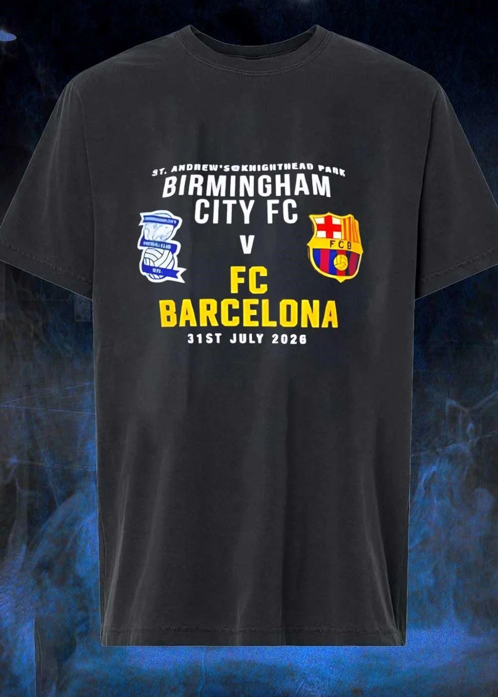 St Andrews Knighthead Park Birmingham City FC v FC Barcelona T-Shirt