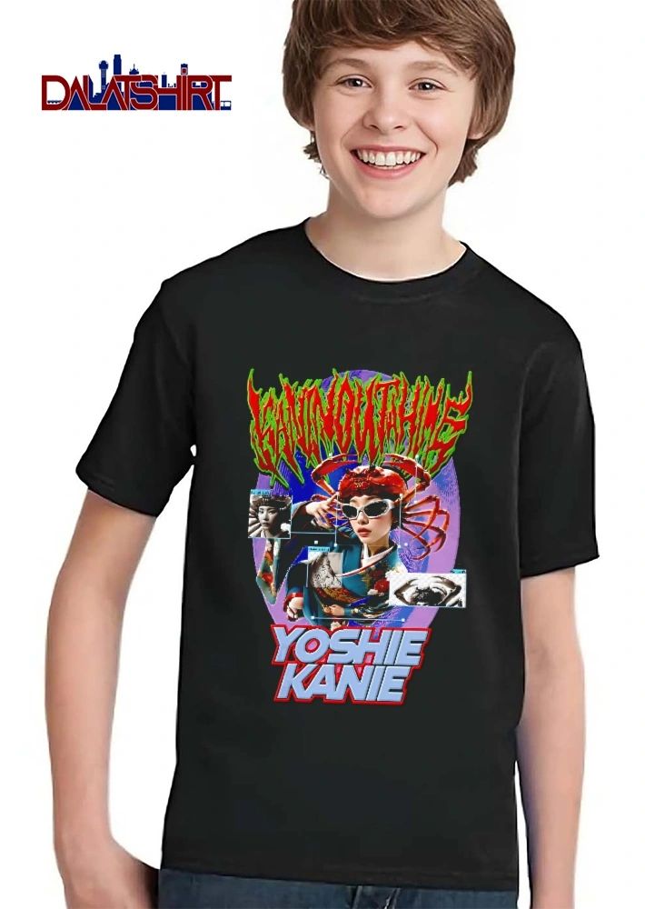 Kaninouahime Yoshie Kanie Woman Kimono Crab Hat Sunglasses Bootleg shirt