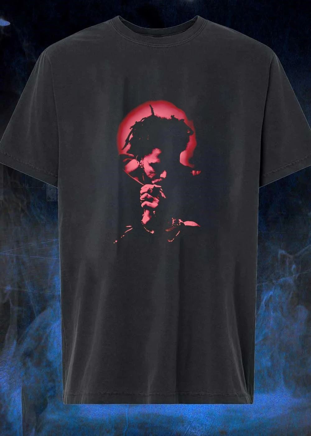 JID Performing and Holding Microphone shirt