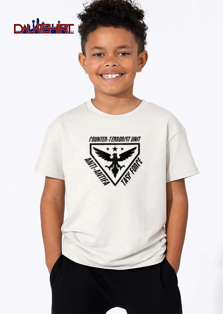 Counter-Terrorist Unit Anti-Antifa Task Force eagle shield shirt