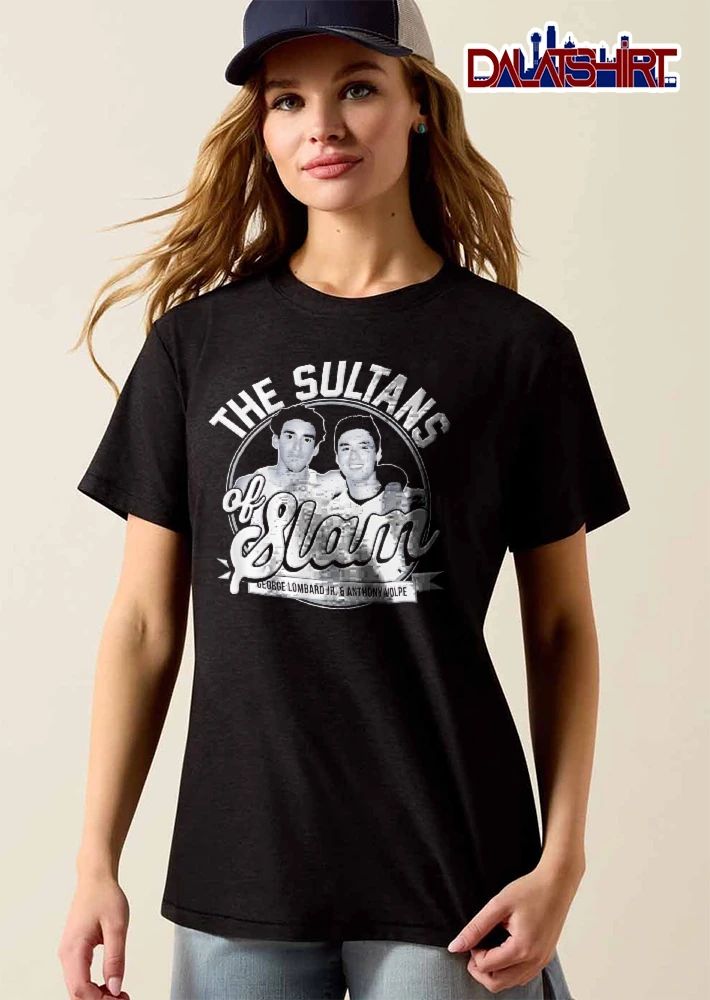 The Sultans Of Slam George Lombard Jr And Anthony Volpe Two Baseball Athletes Photo Circle Graphic shirt