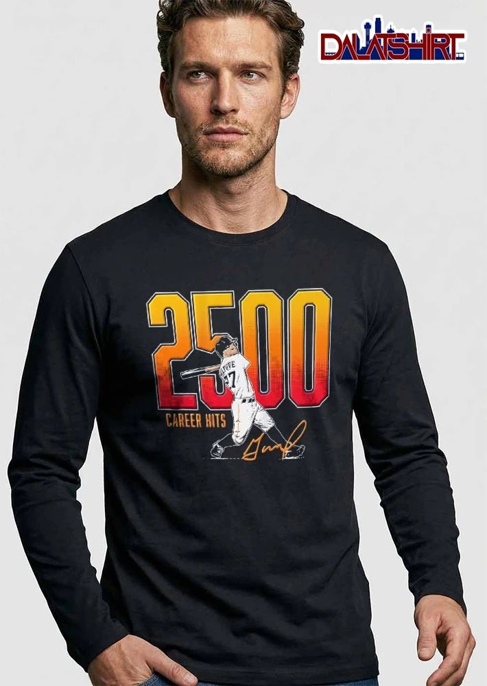 Houston Astros MLB 2500 Career Hits Altuve 27 Signature shirt