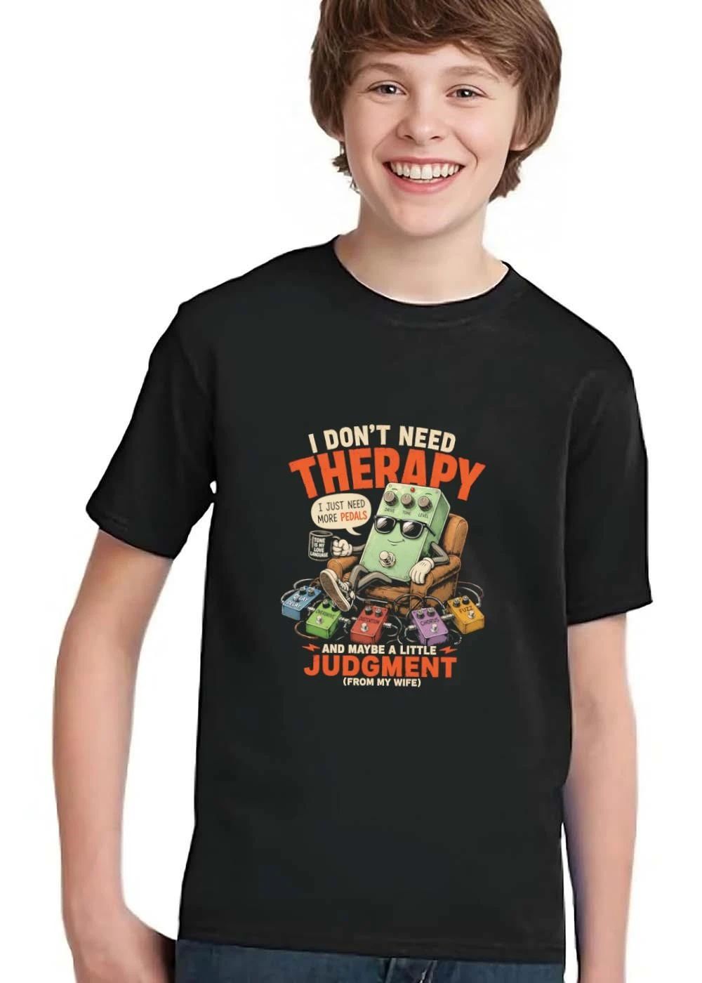 I Dont Need Therapy Just More Pedals And Maybe A Little Judgment From My Wife Cartoon Pedal In Armchair shirt