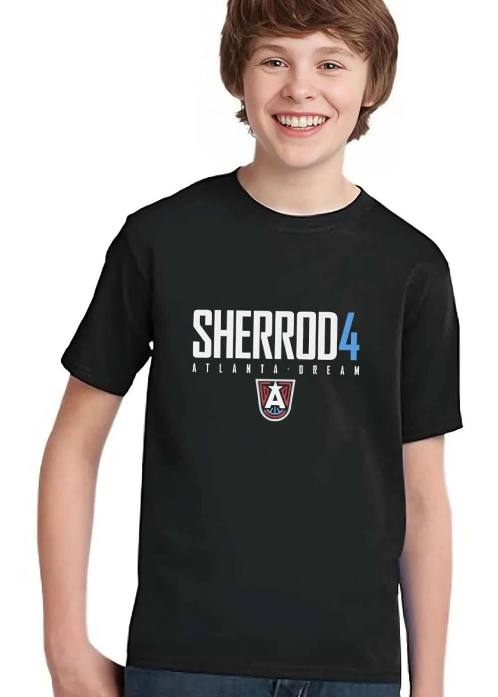 Atlanta Dream WNBA Sherrod 4 Team Crest Shield Logo Emblem Graphics shirt