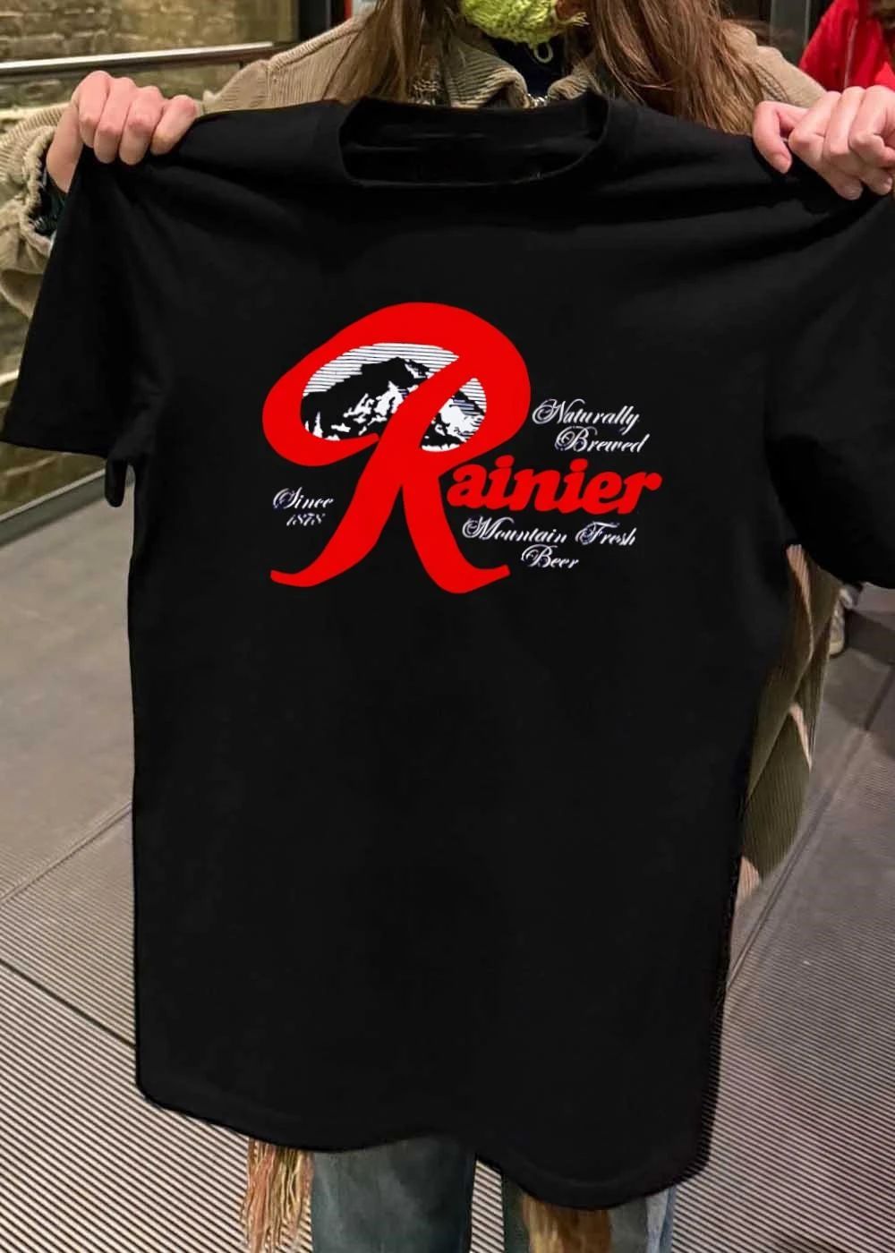 Since 1878 Naturally Brewed Rainier Mountain Fresh Beer shirt