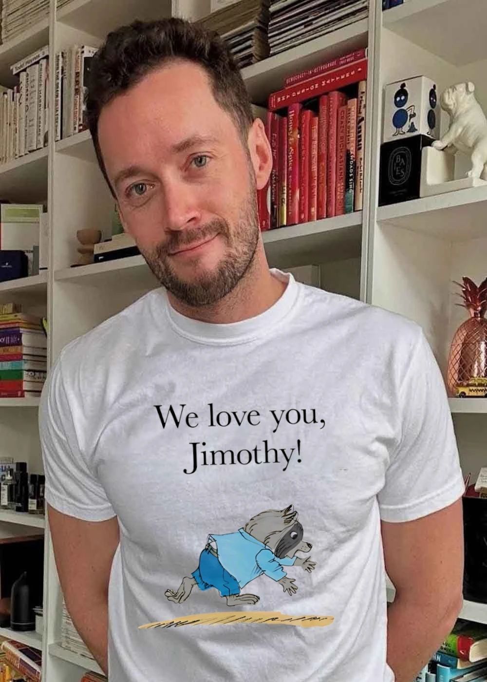 Personalized Gift We Love You Jimothy Raccoon T-Shirt