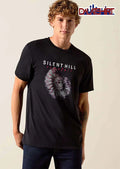 Silent Hill Townfall Grey Red Spiraled Ammonite Fossil Shell shirt