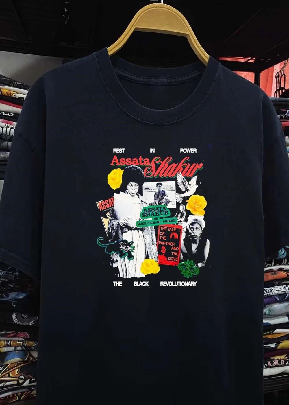 Rest in Power Assata Shakur The Tale of the Panther and the Dove Shirt