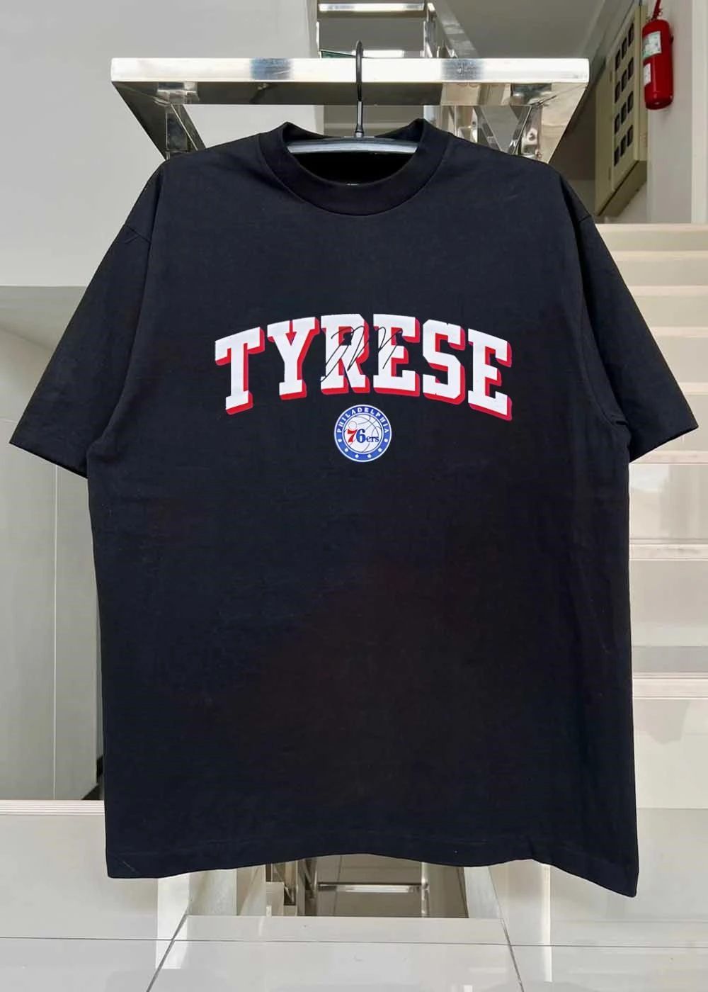 Tyrese Signature Philadelphia 76ers shirt