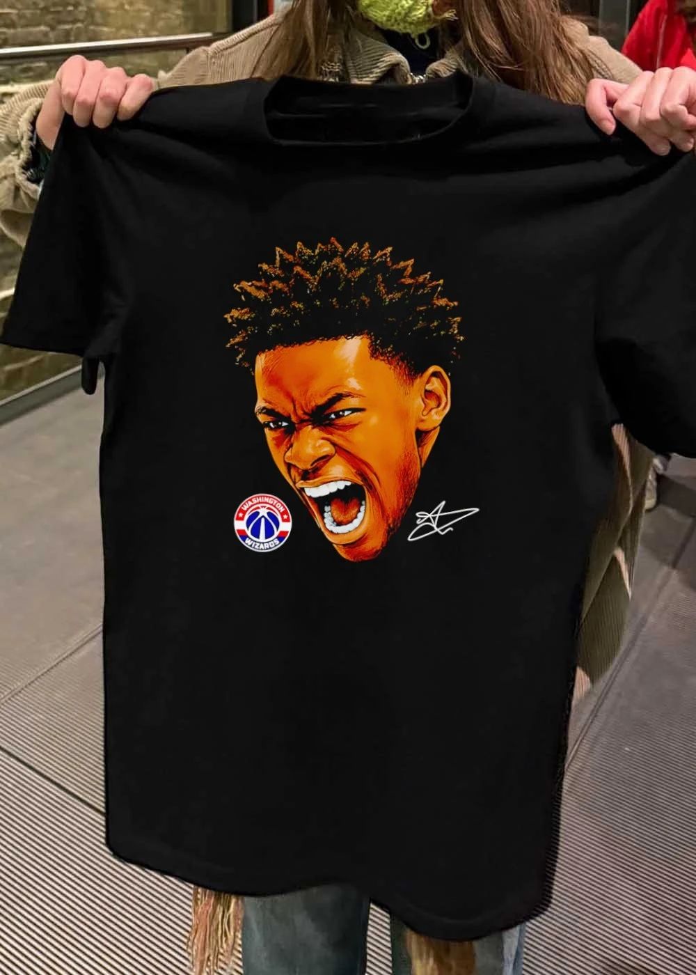 Washington Wizards Basketball Player Screaming Illustration shirt