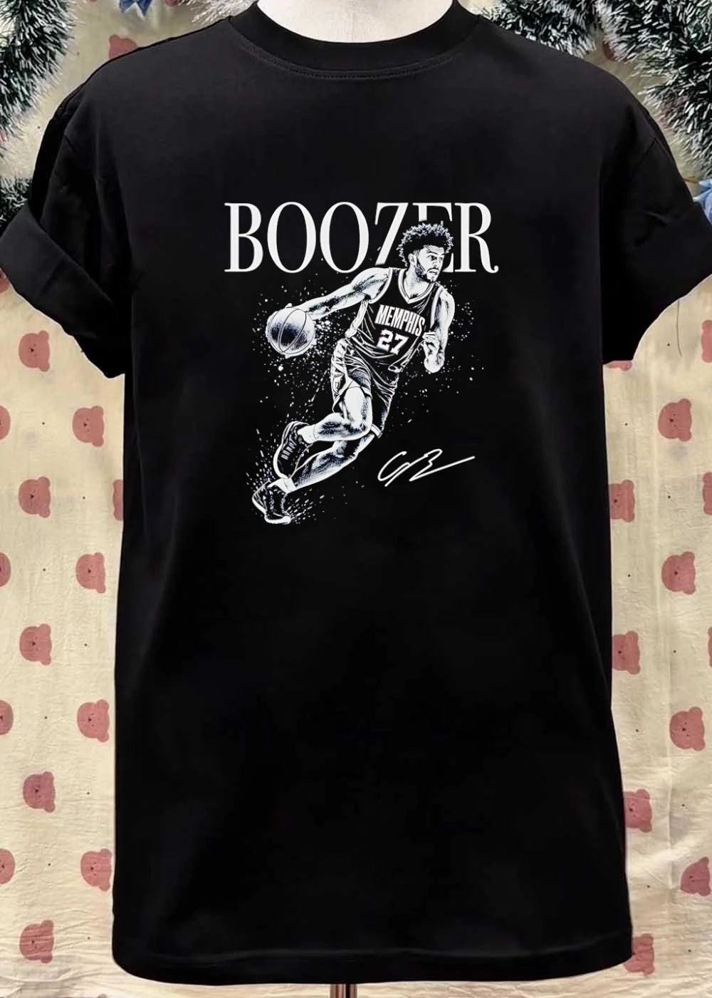 CB Boozer Dribbling Memphis Basketball Shirt