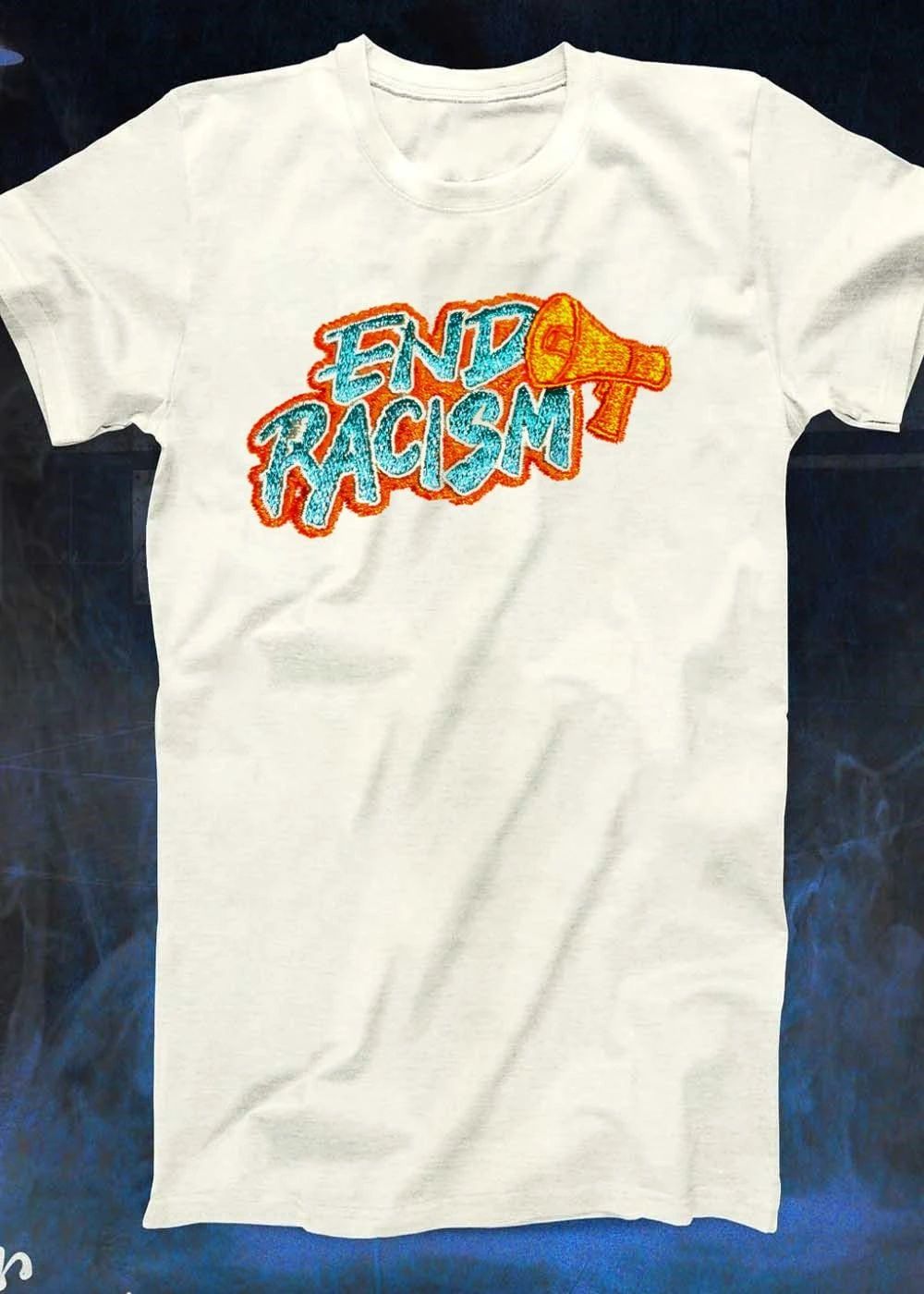 End Racism Patch Embroidered Iron On Applique Shirt
