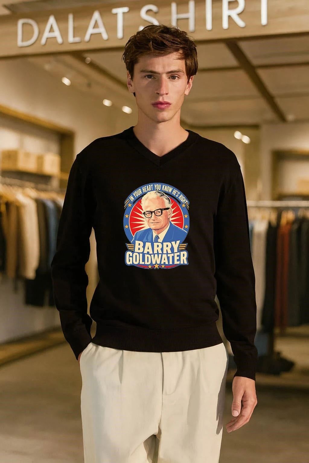 Funny Barry Goldwater In Your Heart You Know He’s Right shirt