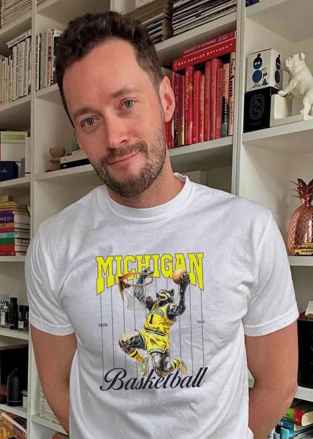 Wolverine Slam Dunk Michigan Basketball shirt