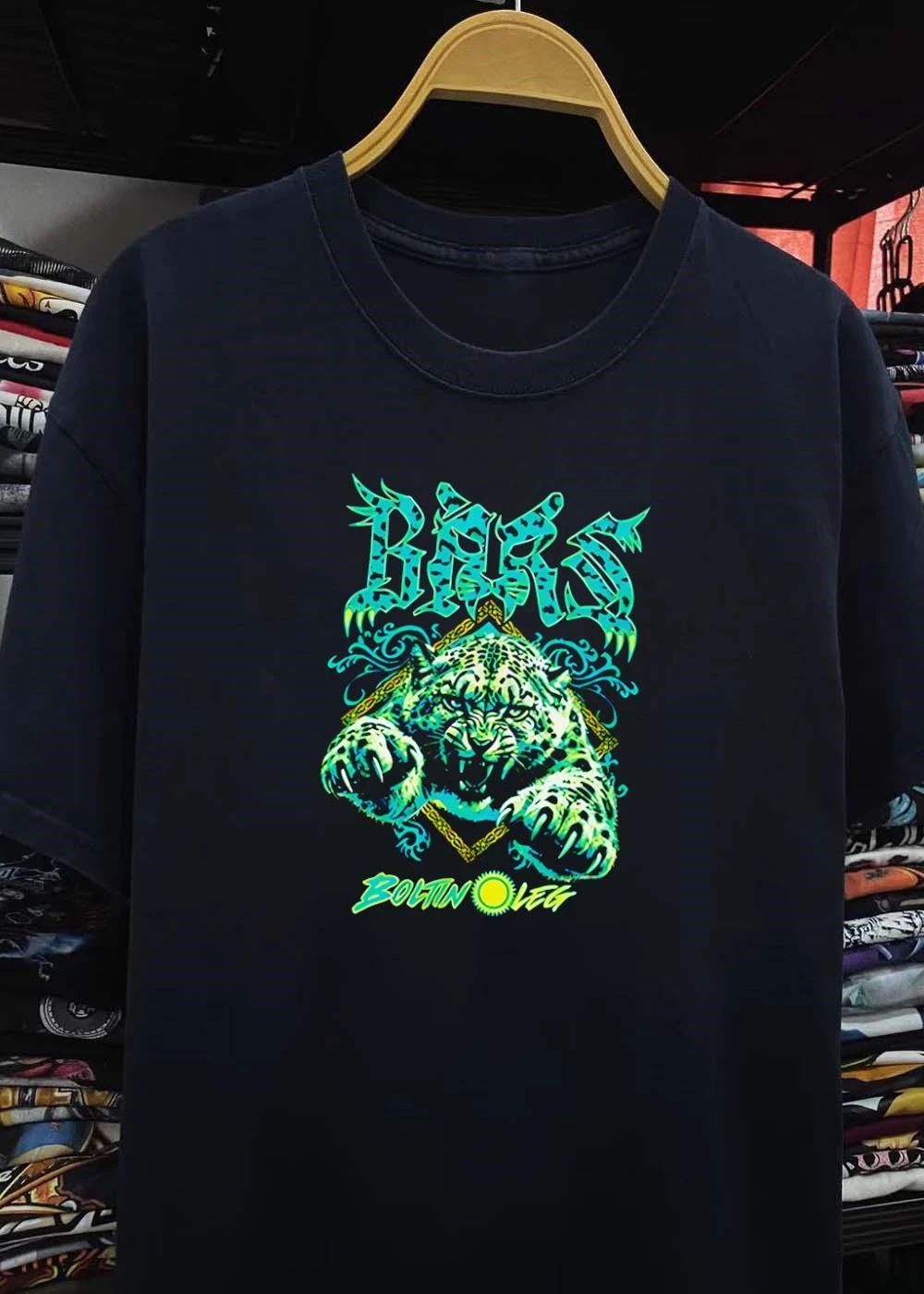 Boltin Oleg Bars Attacking Snow Leopard T-Shirt