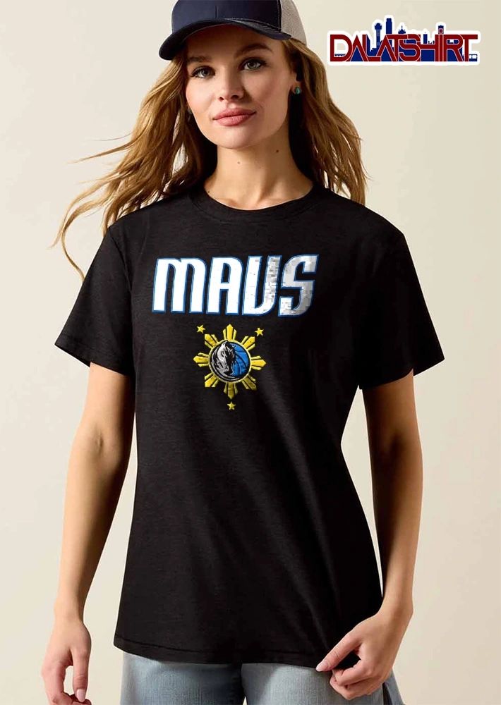 Dallas Mavericks NBA Mavs Horse Head Basketball Philippine Sun Stars shirt
