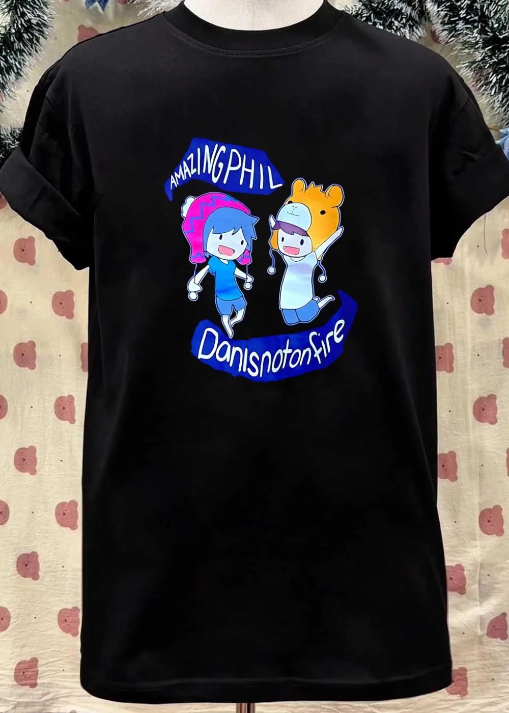 Amazing Phil and Danisnotonfire Characters Jumping shirt