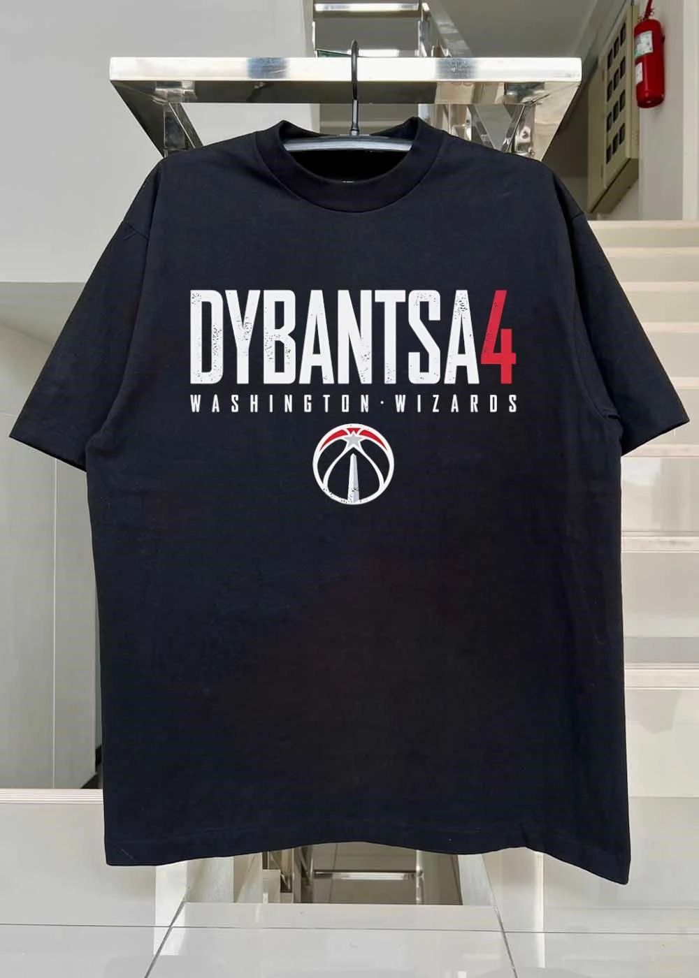 Dybantsa 4 Washington Wizards shirt