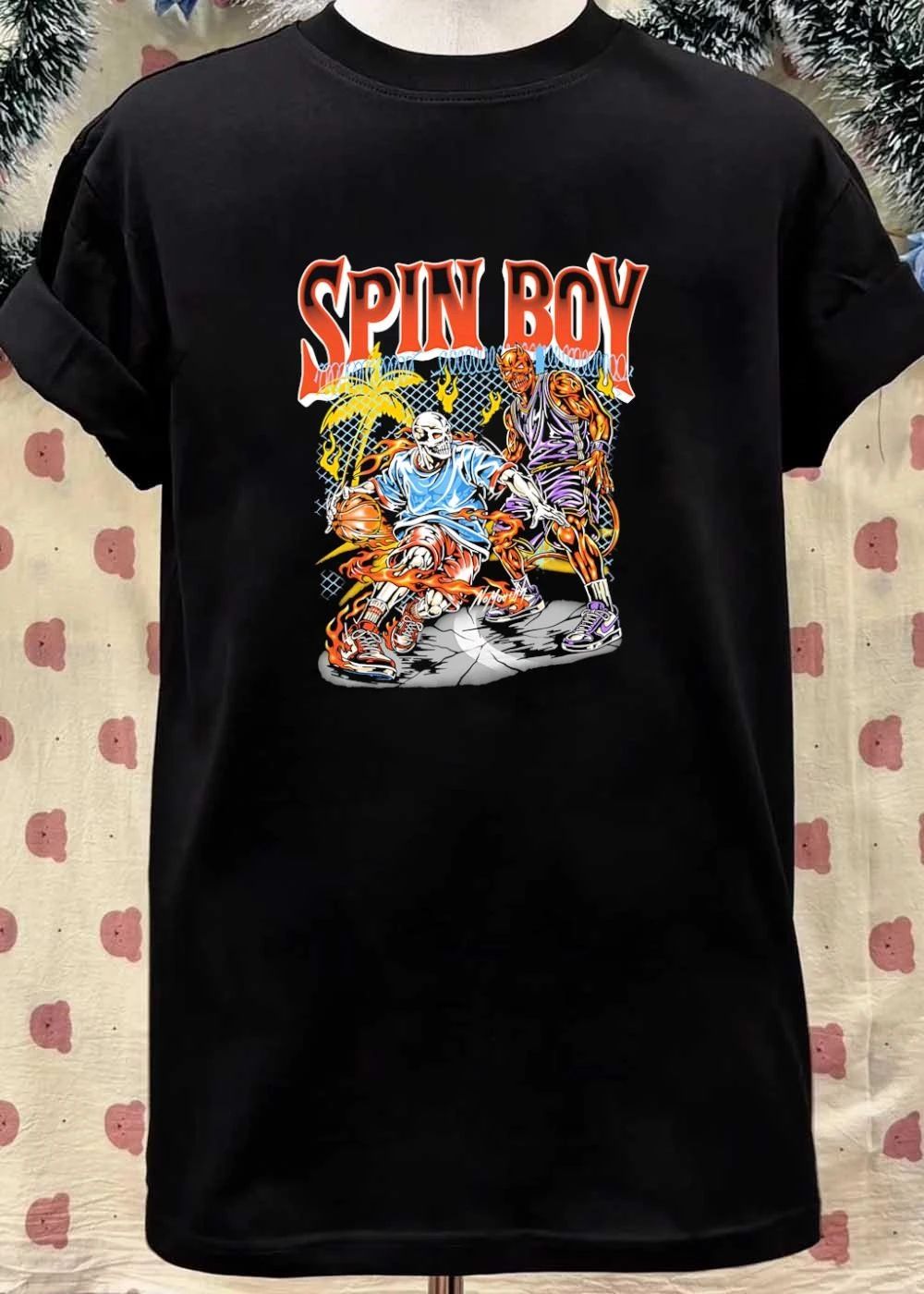 Nomouth Spin Boy Basketball Streetwear Graphic Shirt