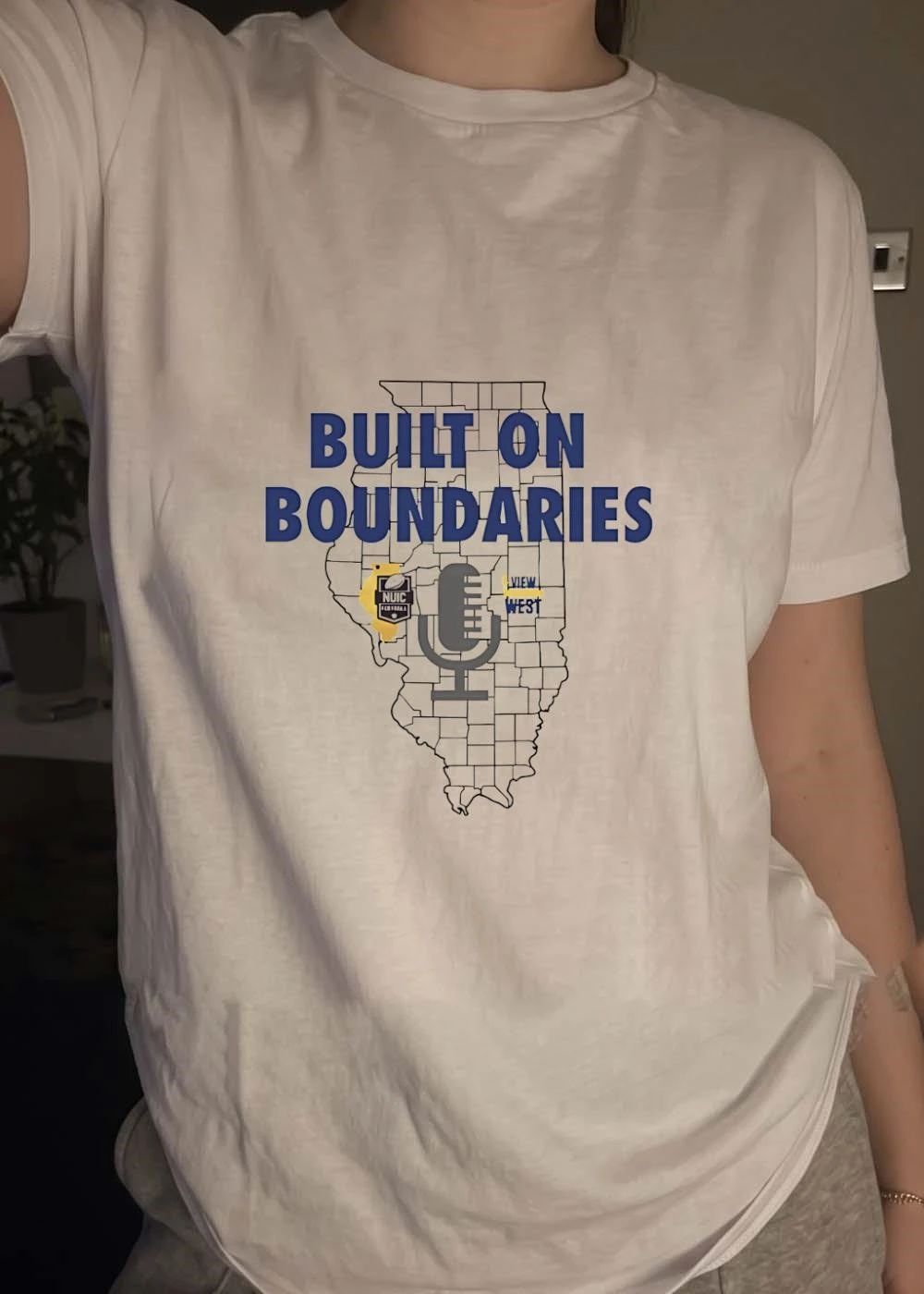 Built on Boundaries NUIC Central View West Podcast T-Shirt