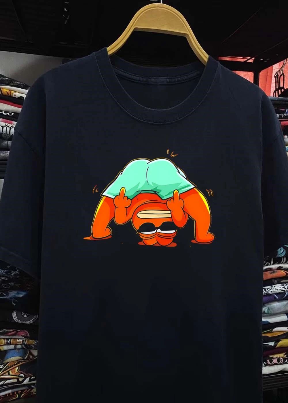 Pepe The Frog Upside Down Flipping The Bird Shirt