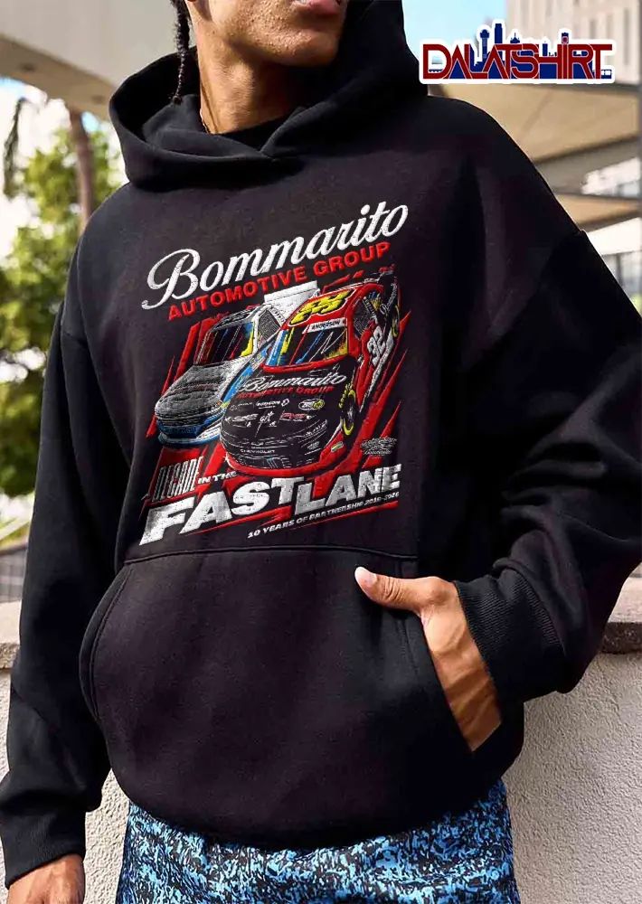 Bommarito Automotive Group A Decade In The Fast Lane Anderson 10 Years Of Partnership 2016 2026 Race Cars shirt