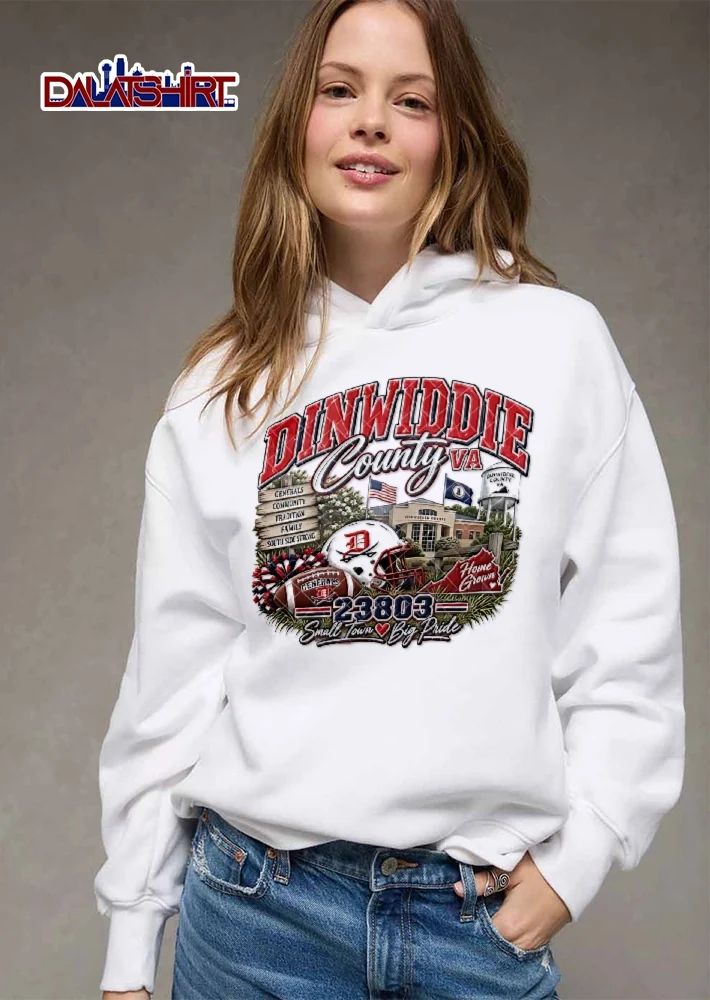 Dinwiddie County Va Generals South Side Strong 23803 Small Town Big Pride Home Grown Football Helmet Sign Collage shirt