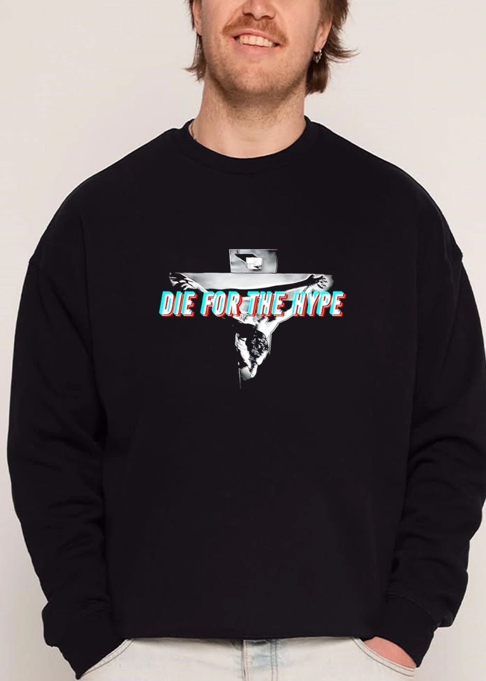 Die For The Hype Jesus Christ Crucified On Cross High Contrast shirt