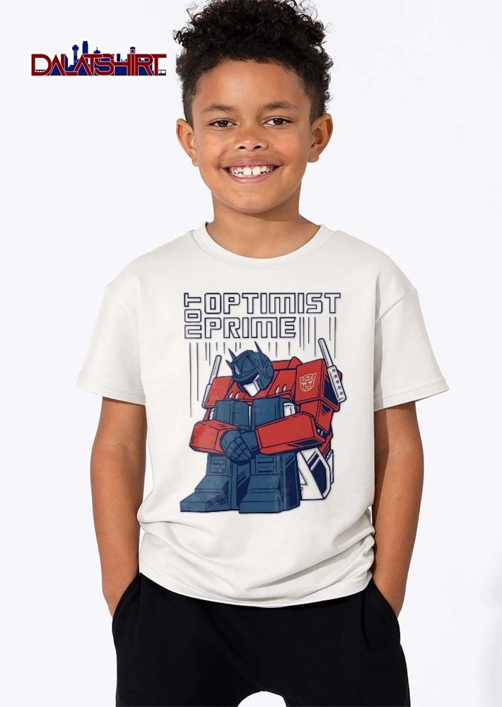 Autobots Not Optimist Prime Depressed Sad Robot Sitting Cartoon shirt