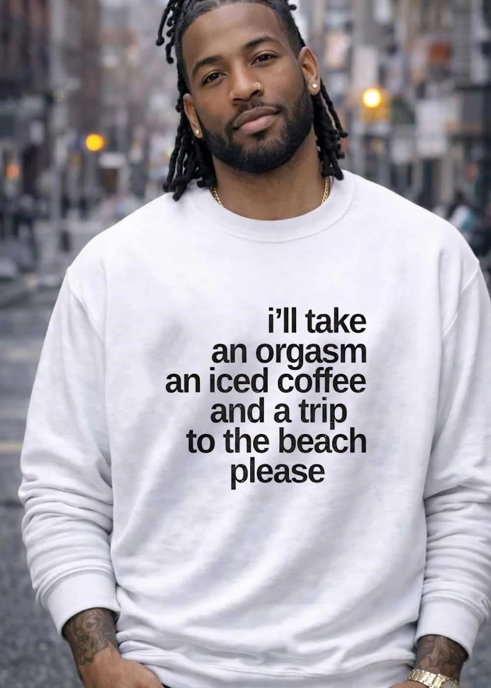I’ll Take an Orgasm Iced Coffee and a Trip to the Beach Please T-Shirt