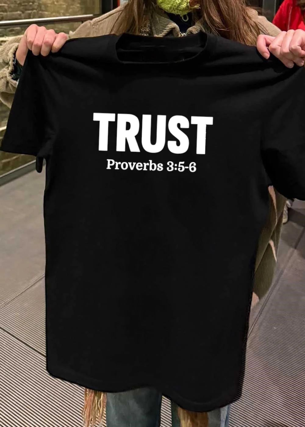 Proverbs 3 5 6 Trust Bible Verse T-Shirt