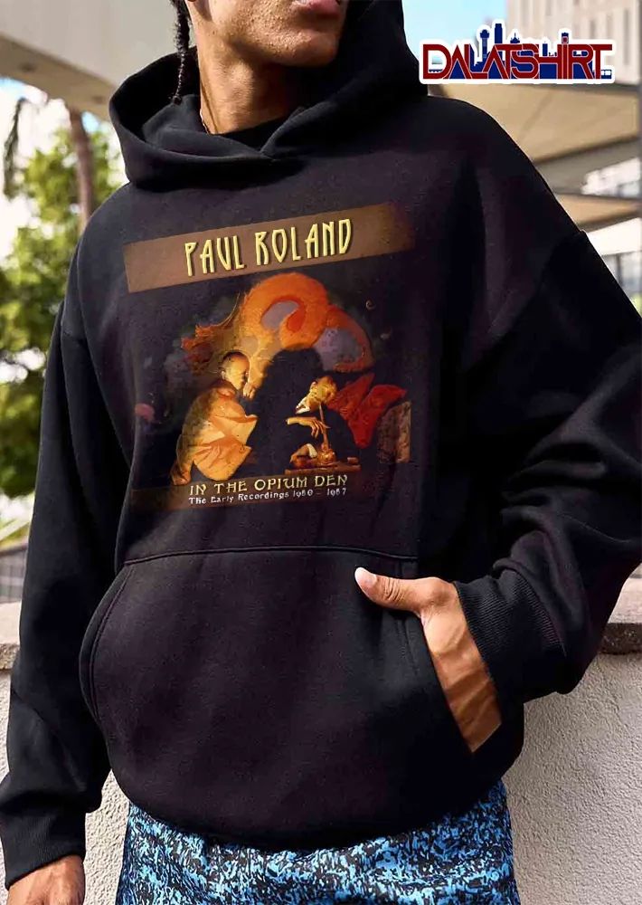 Paul Roland In The Opium Den The Early Recordings 1980 1987 Opium Pipe Orange Dragon Painting shirt