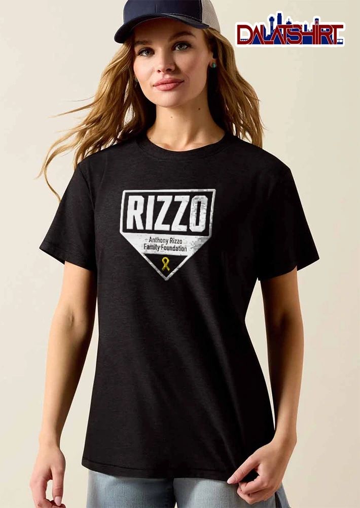 Anthony Rizzo Family Foundation Rizzo Yellow Ribbon Home Plate Base shirt