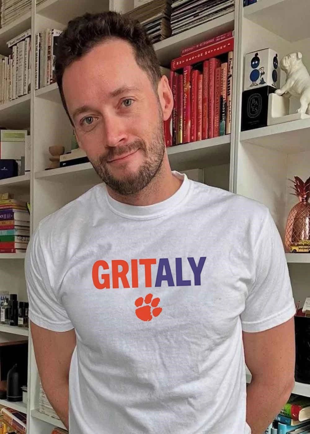 Clemson Apparel Gritaly Paw Logo T-Shirt