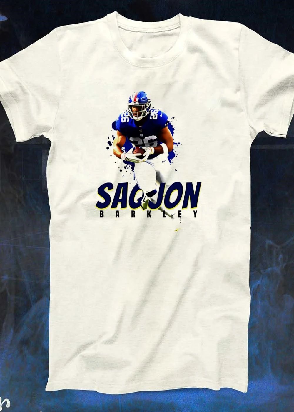 Saquon Barkley Running New York Giants T-Shirt