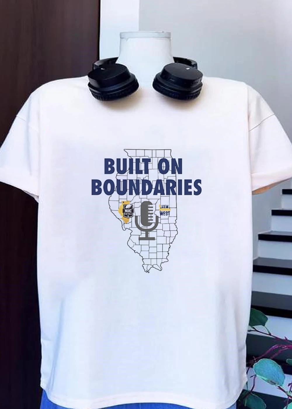 Built on Boundaries NUIC Central View West Podcast T-Shirt