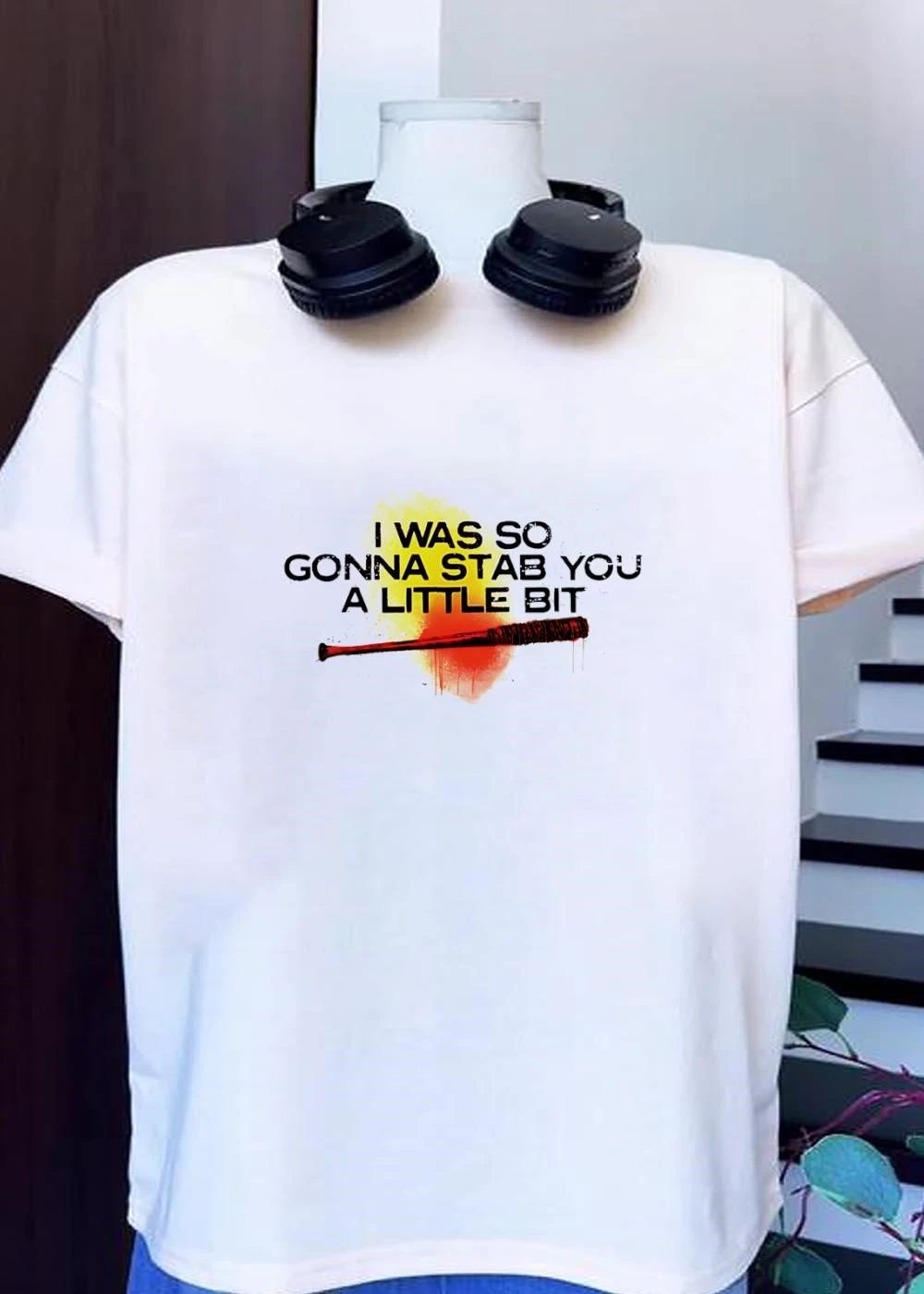 I Was So Gonna Stab You a Little Bit Baseball Bat shirt