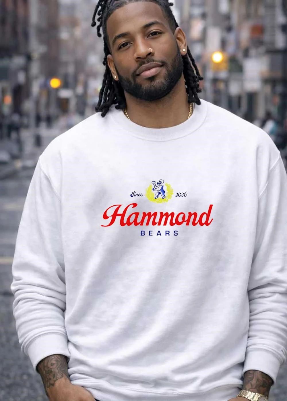 Since 2026 Hammond Bears Football Player Silhouette shirt