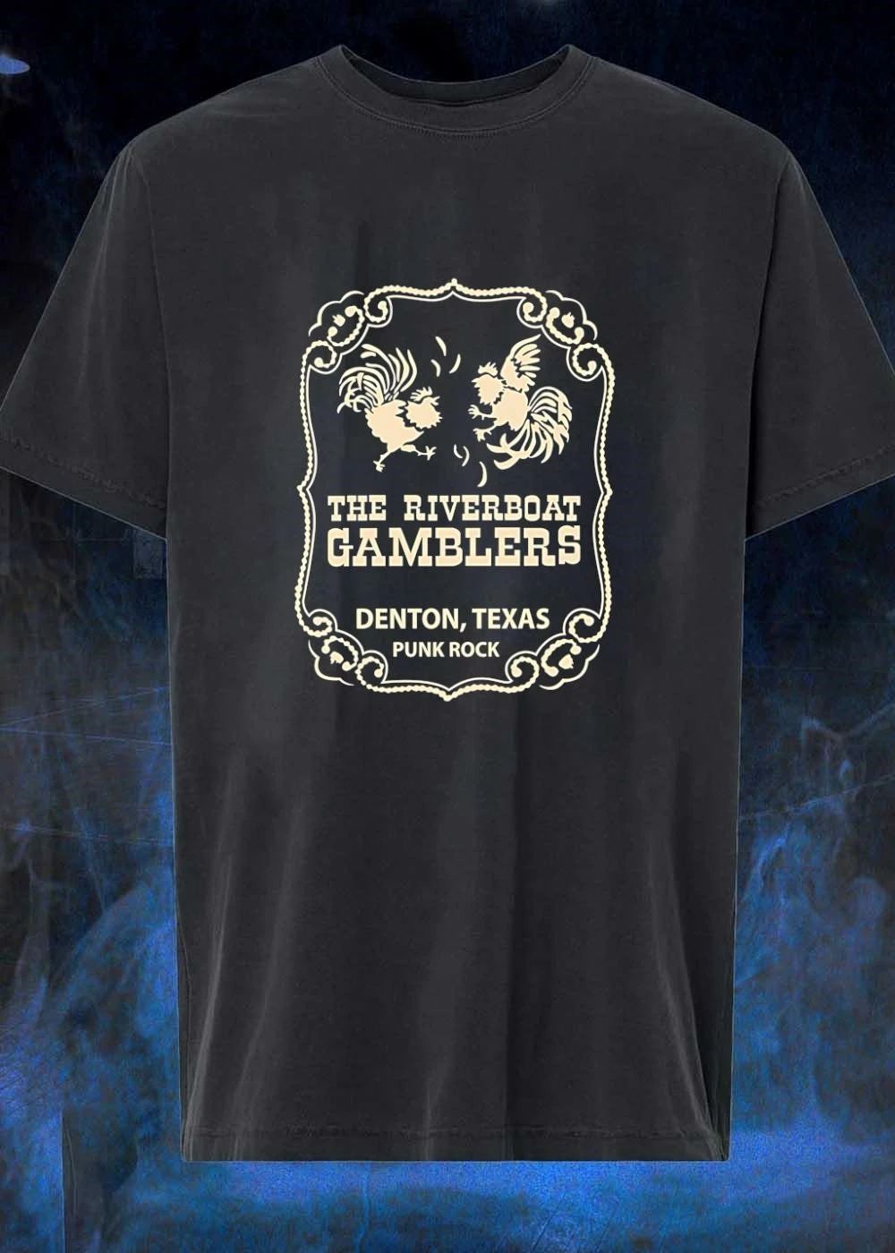 Denton Texas The Riverboat Gamblers Fighting Cocks Punk Rock shirt