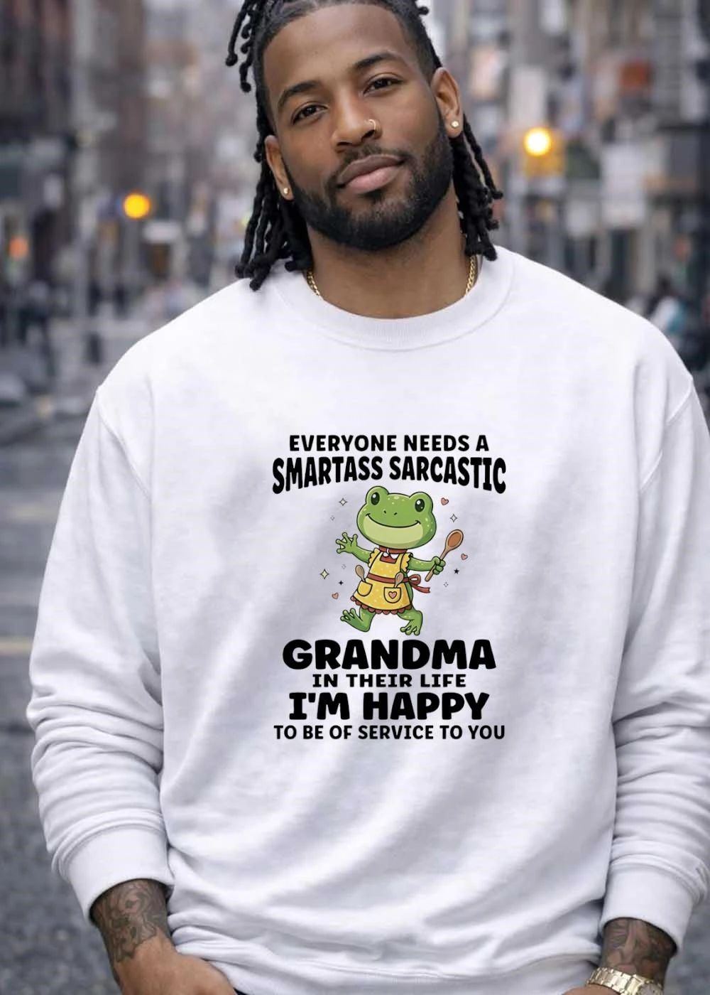Funny Frog Grandma Cooking Everyone Needs a Smartass Sarcastic in Their Life shirt