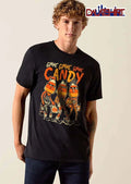 Gimme Candy Cartoon Punk Corn Characters Skeleton Halloween shirt