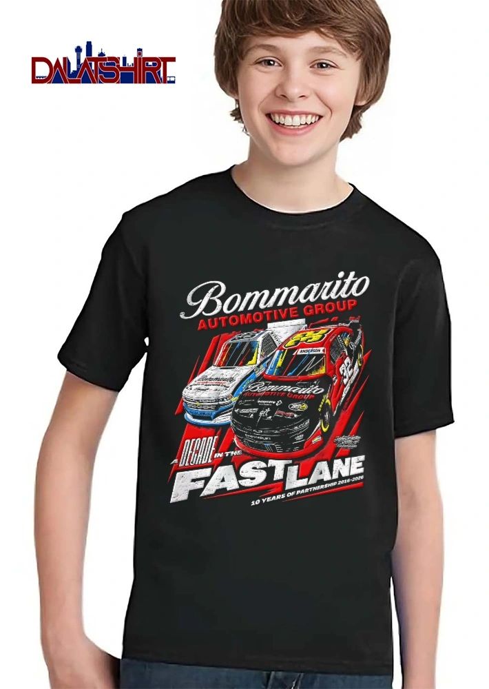 Bommarito Automotive Group A Decade In The Fast Lane Anderson 10 Years Of Partnership 2016 2026 Race Cars shirt