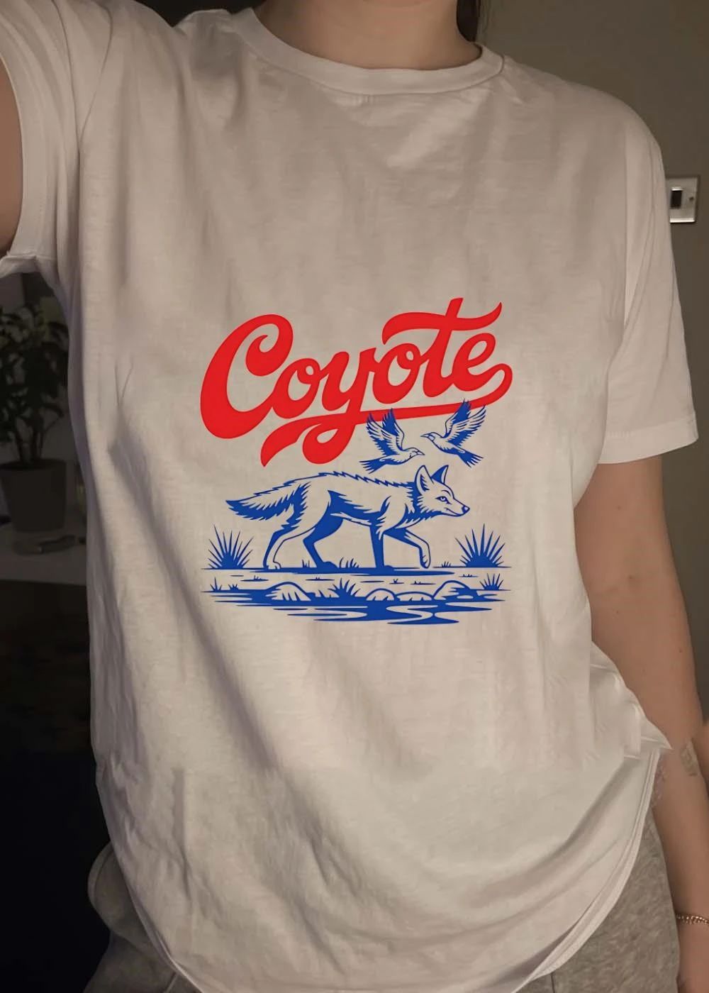 Coyote Wild Western Desert T-Shirt