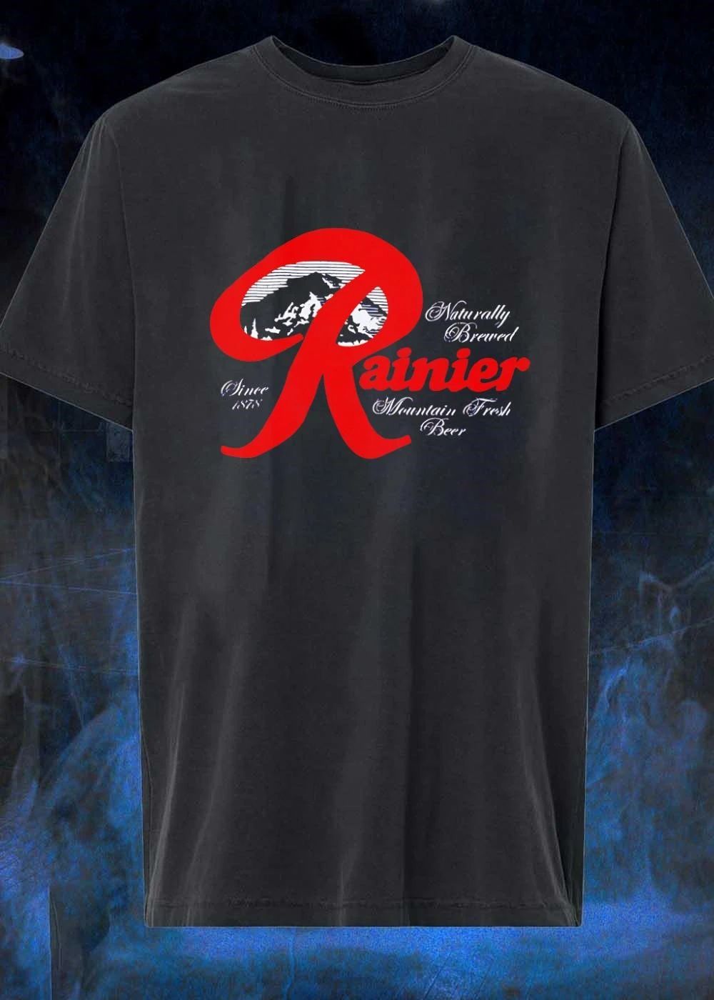 Since 1878 Naturally Brewed Rainier Mountain Fresh Beer shirt