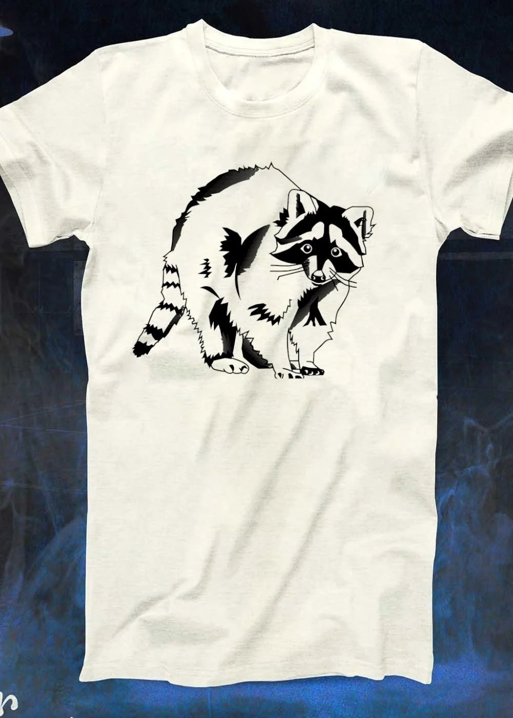 Raccoon Illustration Minimalist Graphic Style Unisex shirt