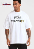 Fight Pedophilia Tribal Pattern Typography shirt